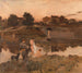 ten i Auvers - Jean Charles Cazin — visning af kunstværket