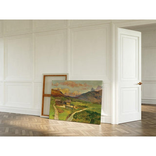 Soirée dans la vallée de Sesto col de Kreuzberg - Marie Egner | Reproduction Tableau Décoration murale affiche copie