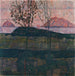 Solnedgang - Egon Schiele — visning af kunstværket