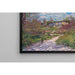 Reproduktion af maleriet Solsikke vintermaleri i Veneux-Nadon - Alfred Sisley