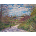 Reproduktion af maleriet Solsikke vintermaleri i Veneux-Nadon - Alfred Sisley