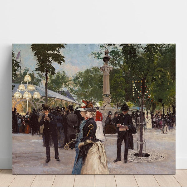 Sommeraften i Tivoli 1888 - Paul Fischer | Reproduction Tableau Décoration murale affiche copie