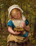 Portrait af en ung pige - Sophie Anderson — visning af kunstværket