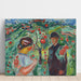 Reproduktion af maleriet Under de røde æbler - Edvard Munch