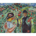 Reproduktion af maleriet Under de røde æbler - Edvard Munch