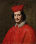 Portrait af kardinal Camillo Astalli Pamphili 1616-1663 - Spansk skole — visning af kunstværket