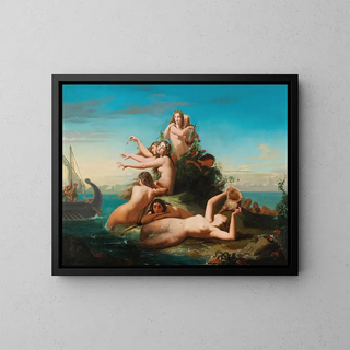 Spanish School - The sirens call for Odysseus.webp