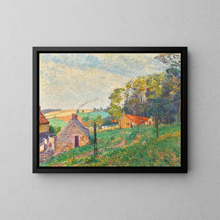 Spencer Frederick Gore - Landscape With Cottages.webp