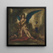 Sphinx i en hule, kongedigt og kriger - Gustave Moreau — indrammet kunstværk på væggen