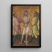 La Flagellation - Spinello Aretino — indrammet kunstværk på væggen