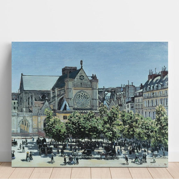 Reproduktion af maleriet St. Germain l'Auxerrois - Claude Monet