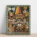 Reproduktion af maleriet St. Vinzentz-Münster, in Bern - Adolf Wölfli