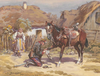 Stanisaw Bagieski - Uan opatrujcy konia.webp
