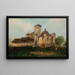 Vue du Château de Winicz depuis le Côté des Chapelles - Stanisław Fabijański — indrammet kunstværk på væggen