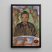 Portrait af Zbyszek Nawrocki - Stanisław Ignacy Witkiewicz — indrammet kunstværk på væggen