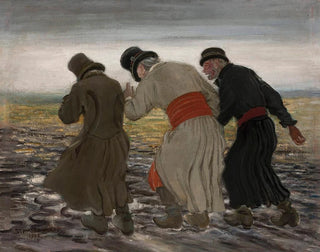 Landbofolk berusede - Stanisław Masłowski — visning af kunstværket