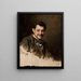 Portrait de Wacław Szymanowski - Stanisław Rostworowski — indrammet kunstværk på væggen