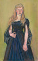 Portrait af en ung dame - Stanisław Wyspiański — visning af kunstværket
