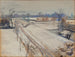 Vue de la fenêtre sur la colline de Kościuszko à Cracovie - Stanisław Wyspiański — visning af kunstværket