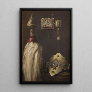 Stanisaw von Chlebowski - Study of a Turkish HorseTail Ensign and NoseBand.webp