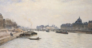 Stanislas Lpine - Le pont des Arts vue du pont Royal.webp
