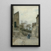 Montmartre-galleriet på Cortot-gaden - Stanislas Lépine — indrammet kunstværk på væggen