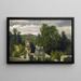 Vue des environs de Caen - Stanislas Lépine — indrammet kunstværk på væggen