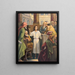 L'enfant Jésus dans le temple - Stecher Litho & Co.. — indrammet kunstværk på væggen