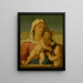 La Vierge à l'Enfant avec saint Jean-Baptiste - Stefano Cernotto — indrammet kunstværk på væggen