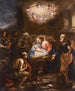 Adoration des bergers - Stefano Magnasco — visning af kunstværket