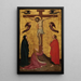 La Crucifixion - Stefano da Verona — indrammet kunstværk på væggen