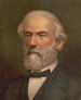 Portrait i profil af Robert Edward Lee frontalt - Strobridge Co Lith — visning af kunstværket