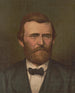 Portræt i profil af Ulysses S. Grant iført jakkesæt - Strobridge Co Lith — visning af kunstværket