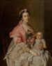 Portrait af en mor og hendes barn - Allan Ramsay Værksted — visning af kunstværket
