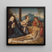 La Lamentation du Christ au pied de la croix avec un donateur - Atelier de Bernard van Orley — indrammet kunstværk på væggen