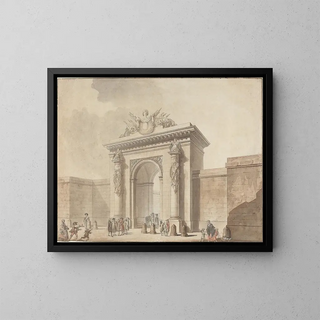 Studio of Claude Nicolas Ledoux - Portal of the Htel dUzs rue Montmartre Paris.webp