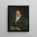 Jacques-Louis David - Georges Rouget Atelier — indrammet kunstværk på væggen