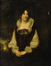 Portrait af Fanny Kemble - Stil af Thomas Lawrence — visning af kunstværket