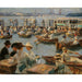 Reproduktion af maleriet Sur l'Alster i Hamborg - Max Liebermann