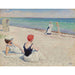 Reproduktion af maleriet På stranden, Falsterbo - Paul Fischer