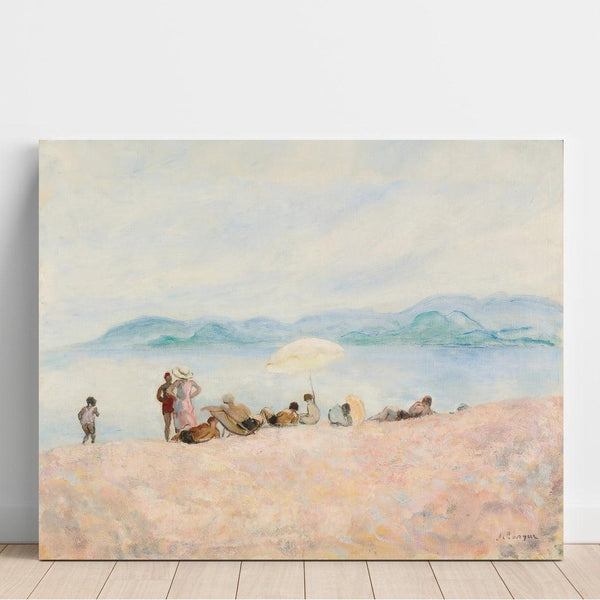 Reproduktion af maleriet På stranden - Henri Lebasque