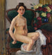 Sur le canapé II Gusti - Leo Putz — visning af kunstværket