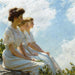 På højderne - Charles Courtney Curran — visning af kunstværket