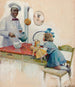 for reklame for hvedemel "Et besøg hos kokken" - Susan E. Arthurs — visning af kunstværket