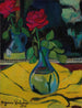 La rose au miroir - Suzanne Valadon — visning af kunstværket