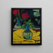 La rose au miroir - Suzanne Valadon — indrammet kunstværk på væggen