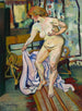 Nu draperet - Suzanne Valadon — visning af kunstværket