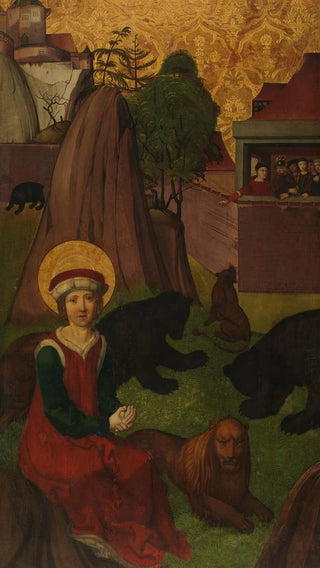 Swiss Painter - Saint Agapitus of Praeneste in the Arena.webp