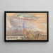 Lucifer survolant la ville - Sydney Harold Meteyard | Reproduction — indrammet kunstværk på væggen