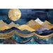 Reproduktion af maleriet Symfoni Nocturne i Guld og Azur | Collage